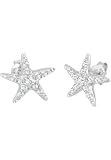 Elli Earrings Ladies Deer Motif Playful in 925 Sterling Silver