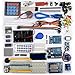 Kuman RFID Master Starter Kit for Arduino, Update UNO R3 Projects with Tutorials, RC522 RFID Sensor Module LCD Servo DC Motor K25 (Updated Arduino RFID Kit)