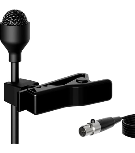 Amazon.com: Lavalier Microphone for Shure mvl Clip-on Lapel mic