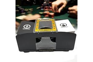 FSTgo Automatic Playing Card Shuffler 1-2 Decks Battery Operated Electric Shuffler for UNO, Texas Hold'em, Poker, Blackjack, Home Party Club Casino Game
