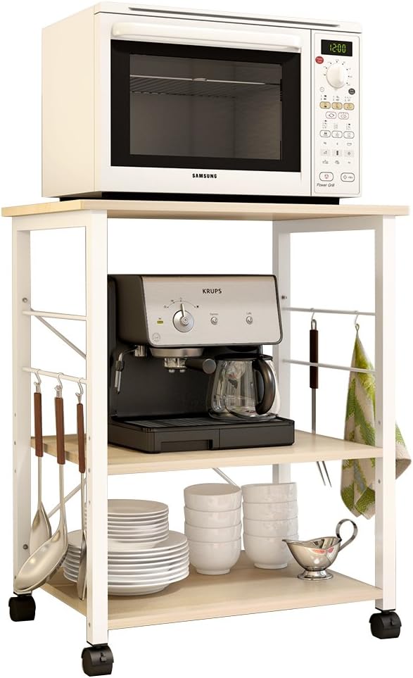 soges Estante para Máquina de Café de Microondas de 3 Gradas