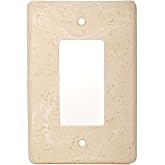 Stonique&reg; Stone Switchplate - Rocker/GFCI (Wheat)