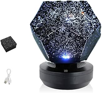 Star Proyector de luz nocturna 2 en 1, luz de noche estrellada, luces