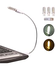 Lampada Da Notte USB - Luci LED Regolabile Per PC, Lettura O Ambiente, Ricaricabile Via USB
