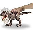 T-Rex Rampaging Tyrannosaurus Rex Dinosaur Attack Action Figure - 21” Jurassic Dino with Lights, Chomp & Roar Play Toy for Kids