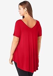 Roaman's Women's Plus Size Swing Ultra Femme Tunic