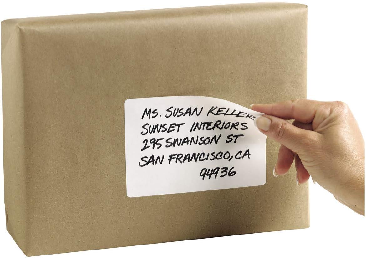 AVERY Removable Print or Write 4" x 6" Labels -- Great for Home Organization Projects, Pack of 40 White Labels (5454) : All Purpose Labels : Office Products