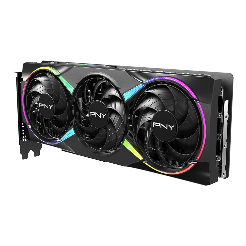 PNY NVIDIA GeForce RTX? 5060 Ti 16GB ARGB Overclocked Triple Fan Graphics Card (DLSS 4, PCIe 5.0, HDMI/DP 2.1, 2-Slot, Epic-X? RGB Lighting)
