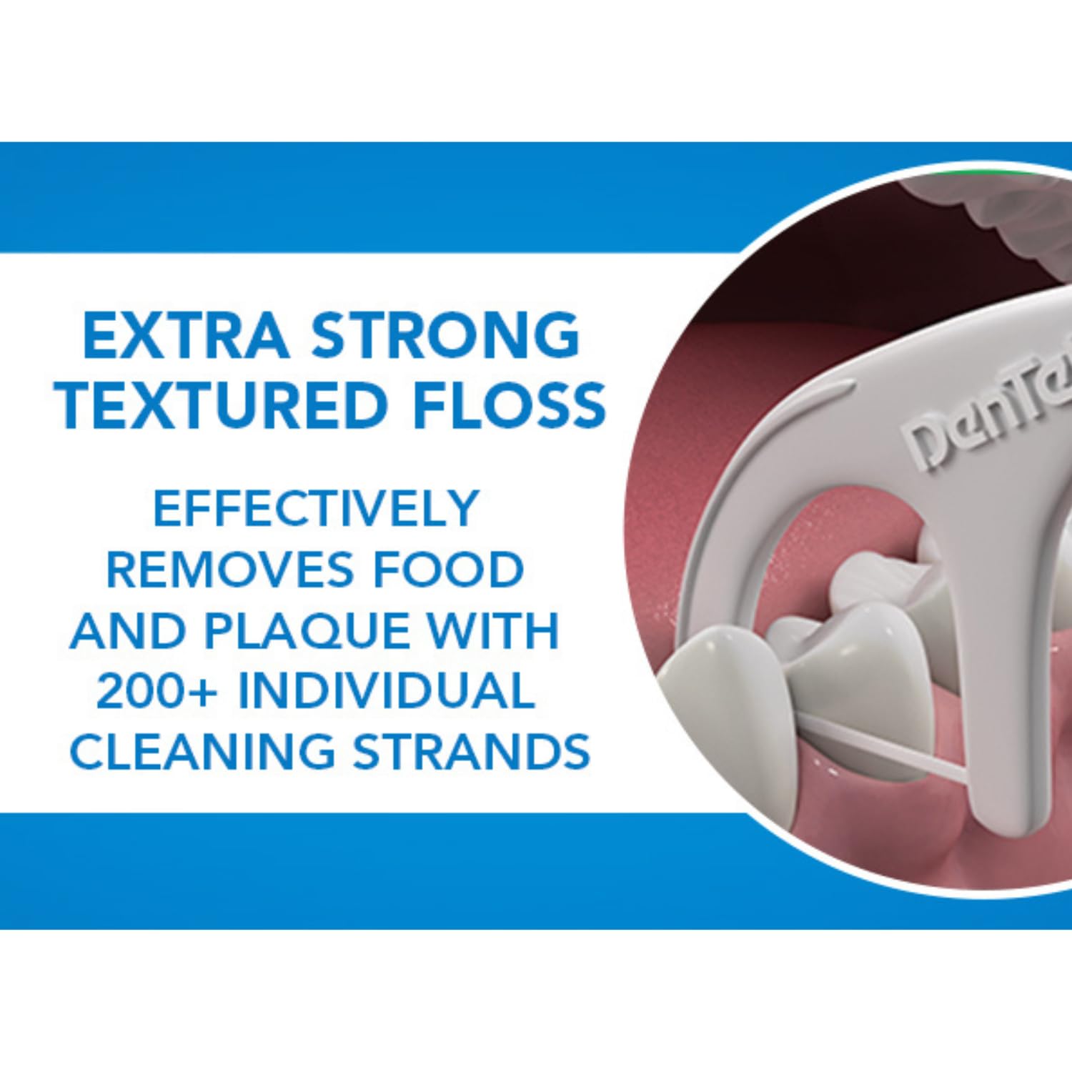 Campho-Phenique Cold Sore Treatment, 0.23 Oz & DenTek 150 Count Triple Clean Advanced Clean No Break & No Shred Floss Picks