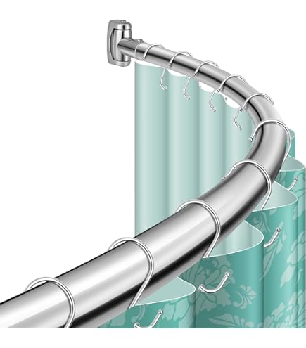 Curved Tension Shower Curtain Rod Curved Shower Curtain Rod