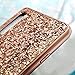Aokebr Glitter Shiny Bling Sequin Case for Samsung Galaxy A7 2018 Sparkle Hard Luxury Thin Soft Cute Girl Women Phone Cover for Samsung GALAXYA7 (2018) (Rose Gold)