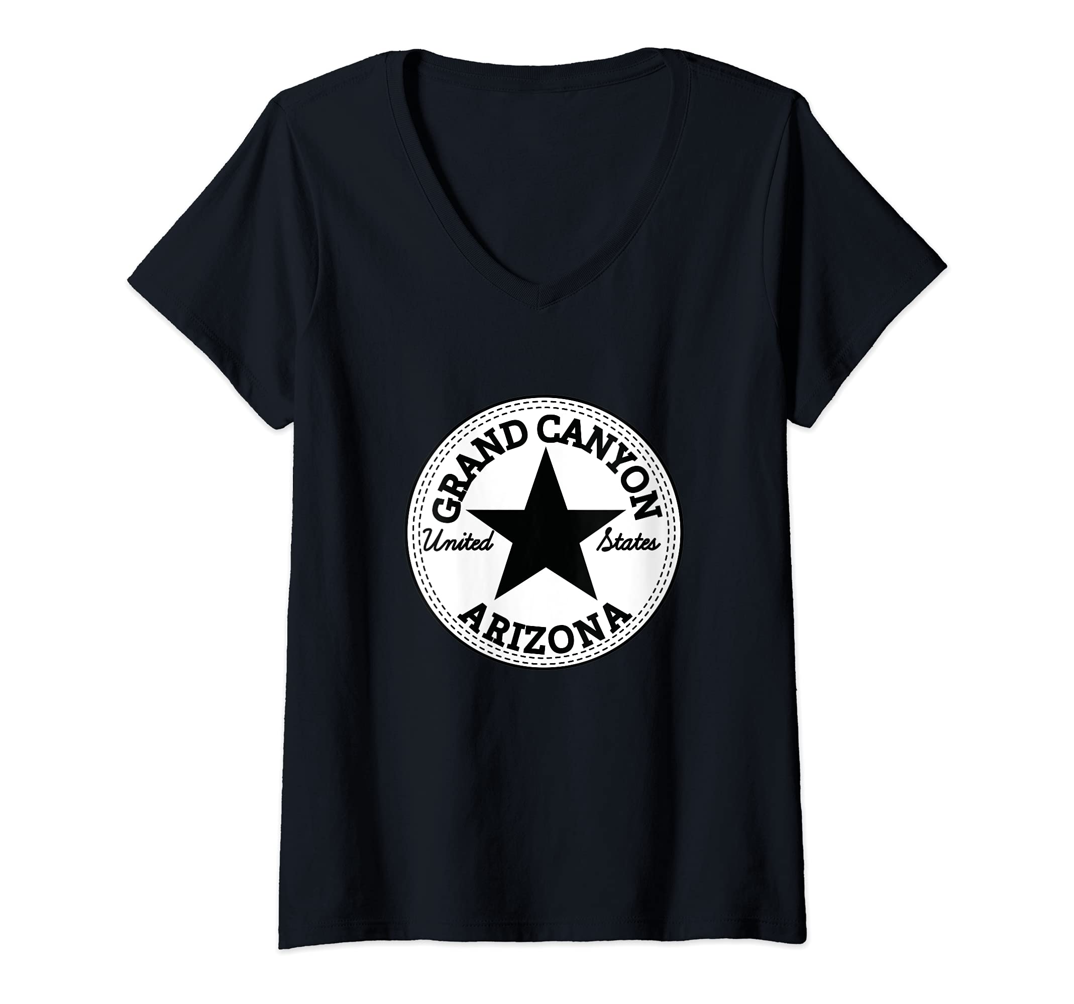 Womens GRAND CANYON ARIZONA United States of America USA outdoor V-Neck T-Shirt