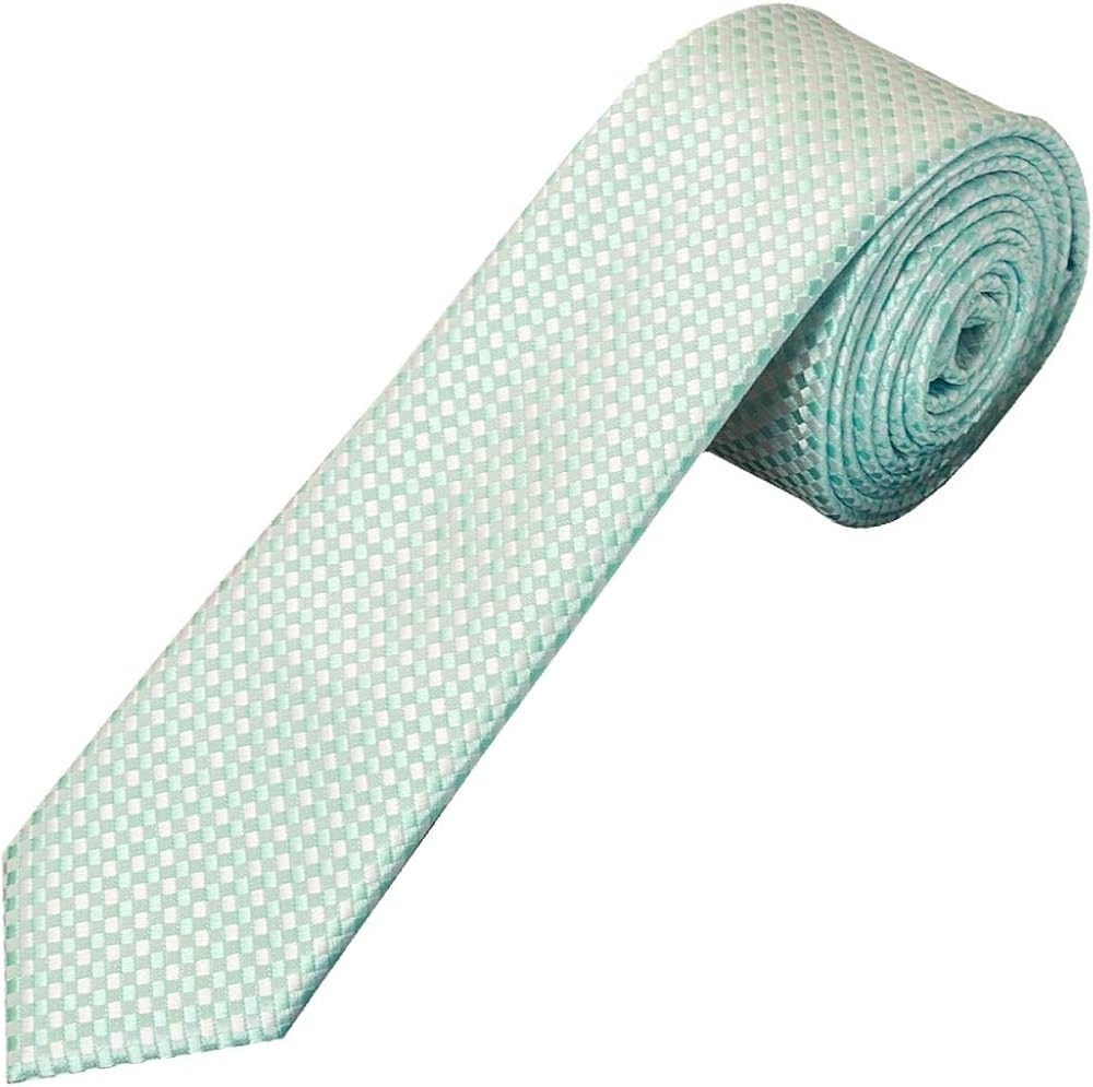 TIES R US Mint Green Diamond Neat Skinny Men's Tie Amazon.co.uk Clothing