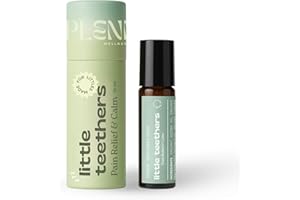 PLENNY Natural Teething Relief Roller with Organic Essential Oils, 3 Months+, Made with Jojoba Oil, Chamomile, Lavender, Frankincense