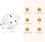SURFOU Smart Plug Wi-Fi Timer Socket with Energy Monitoring 13A view 2