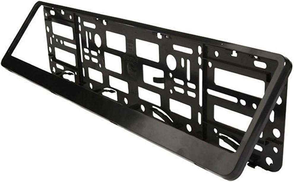 2x Black effect Number Plate Surrounds Holder Frame for all cars ABS PC plastic - Image 4