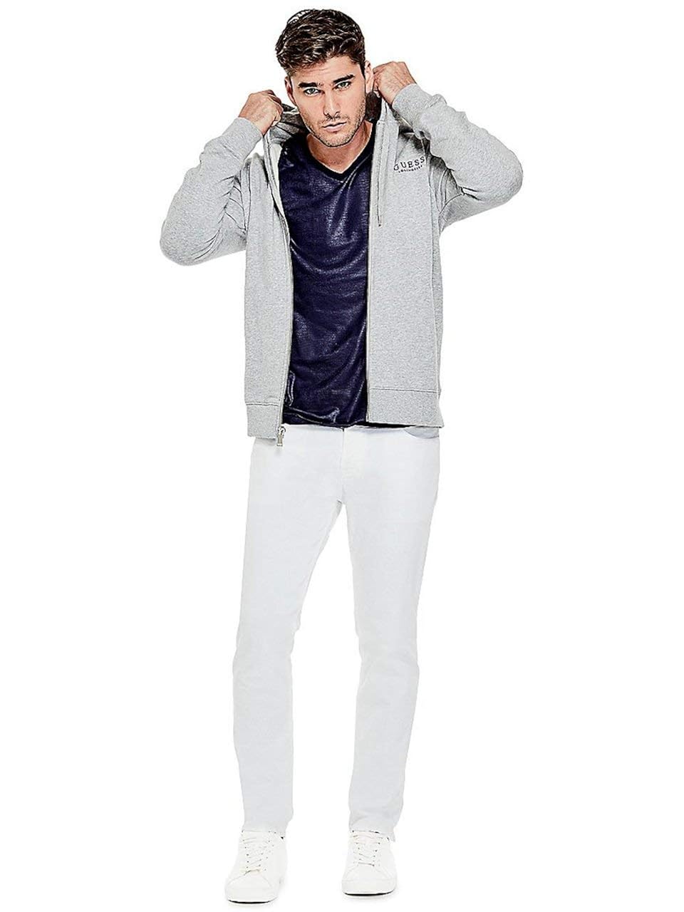 guess mason hooded puffer jacket