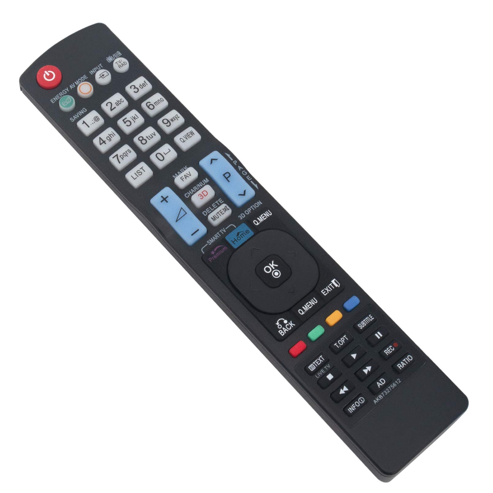 ALLIMITY AKB73275612 Remote Control Replace fit for LG 3D Smart TV 42LW573S 37LV5590 47LW575S 47LW573S 50PZ750