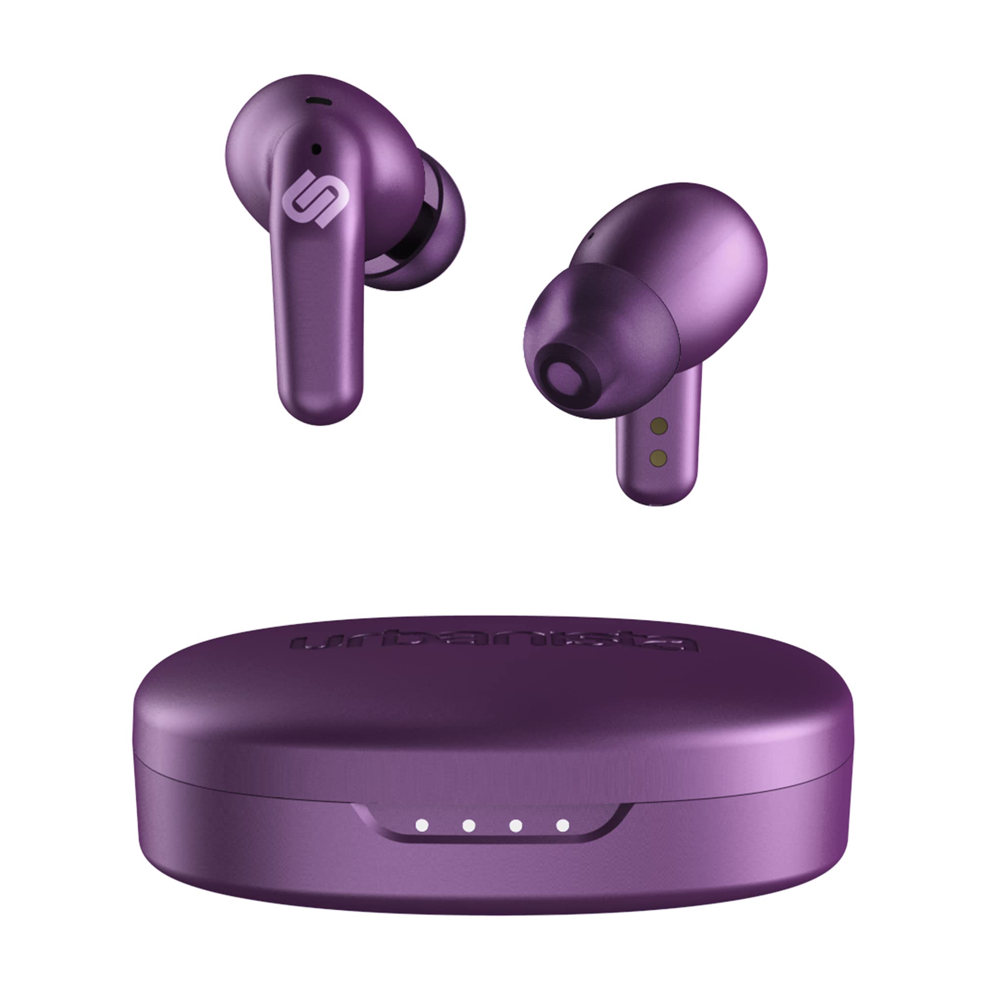 Urbanista Seoul Wireless Earphones | Wireless Earbuds with Microphone | 70ms Low Latency Gaming Earbuds | Dual-Mode Bluetooth Earphones | Fast Charge USB-C Earphones | 32 Hrs Playtime | Vivid Purple โ image 1