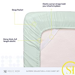 Twin Sheets - Breathable Luxury Sheets with Full