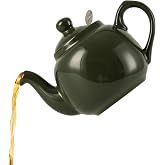London Pottery Farmhouse Teapot with Infuser, Ceramic, Green, 2 Cup (600 ml)[Parallel Imported Product]