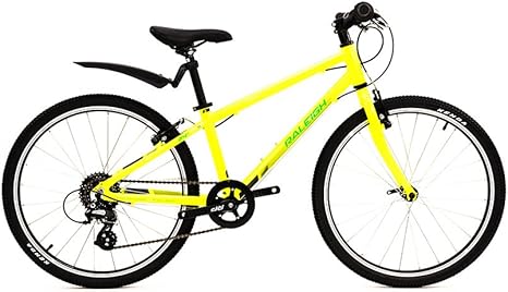 yellow raleigh bike