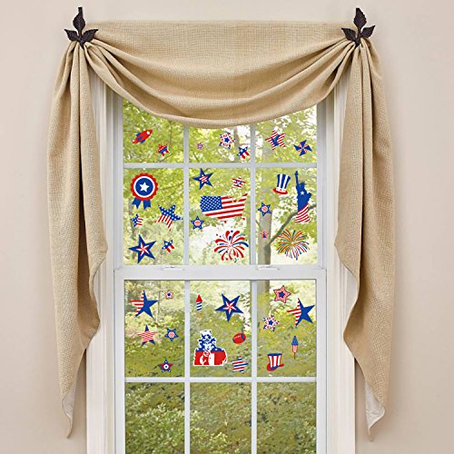6 jollylife+Fourth+Window+Clings+Decorations