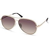 GUESS womens Classic Aviator Pilot Sunglasses Pilot Sunglasses