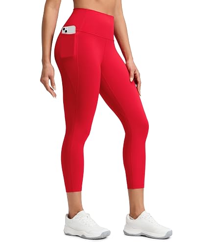 Amazon.com: CRZ YOGA Butterluxe Capris 23'' Aurora Red XX-Small
