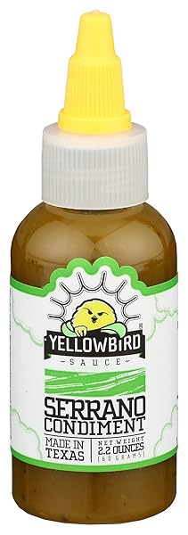 YELLOWBIRD SAUCE SERRANO CONDIMENT, 2.2 OZ