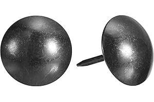 uxcell Upholstery Tack Nail Pins Furniture, 100Pcs 16x20mm Thumb Tack Pins Assortment Kit Carbon Steel for Home Sofa DIY Deco