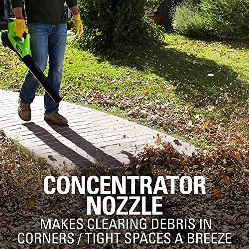 Greenworks 40V Cordless String Trimmer and Leaf Blower Combo Kit, 2.0Ah