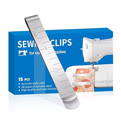 Nähen Hem Clip Saumklammern Nähen Clips Nähklammern Messwerkzeug-Sets 3Zoll (7.6cm)für Wonder Clips