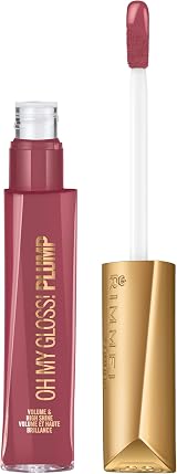 Rimmel Oh My Gloss Plump Mauve Mama Lip Gloss 6ml High Shine view 2
