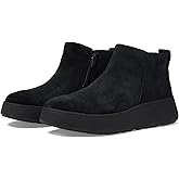 FitFlop womens F-mode Suede Flatform Zip Ankle Boots