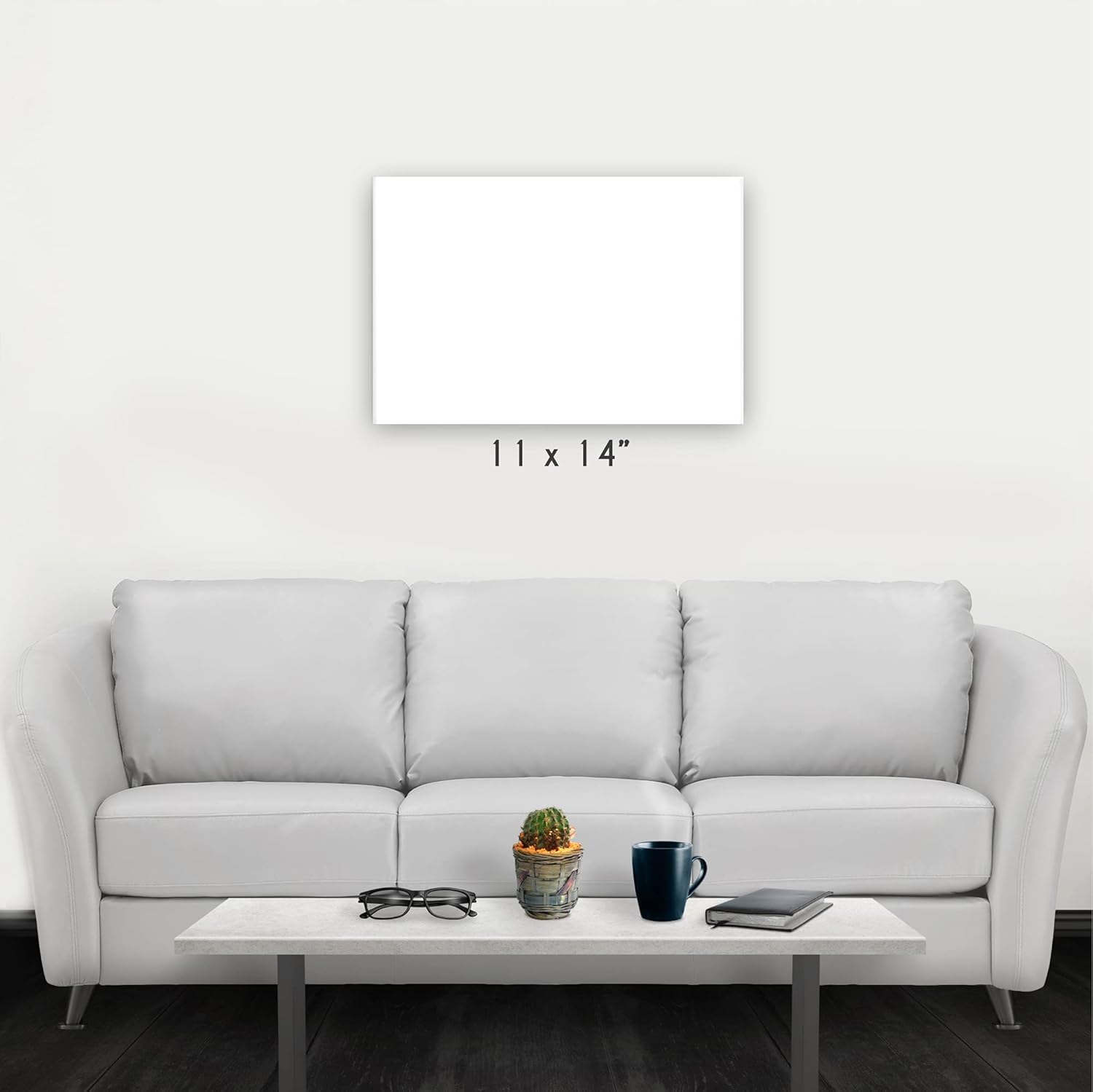 Zenacolor - Set of 12 Canvas Boards for Painting Art - 11x14inch Canvas for Acrylic Painting - Painting, Drawing & Art Supplies, Canvases for Painting- 100% Acid-Free Painting Supplies White Board.