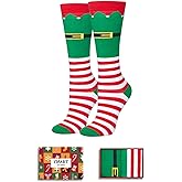Zmart Christmas Gift for Kids - Xmas Elf Stocking Stuffer Gingerbread Socks