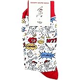 SHANKITGOLF Golf Socks Funny Golf Gift Flustered Golfer Funny Gift For Men One Size Fits Most Size 9-13