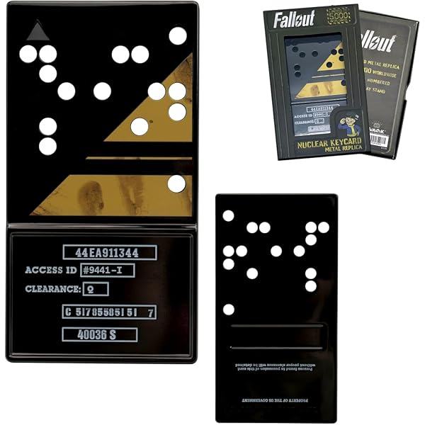Fallout Vault Security Keycard Replica at Amazon Men's Clothing store