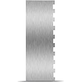 9 Inch Stainless Steel Cake Scraper, Cream Cake Scraper Sided Patterned Edge Stripe Edge Smoother Scraper Cake Smoother Frost