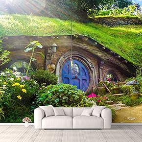 Wall Murals for Bedroom Fantasy View Mystery Collage Removable Wallpaper Peel and Stick Wall Stickers - 66x96 inches
