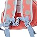 Hessie Little Girls Boys Safety Harness Backpack, Canvas Travel/School/Preschool Mini Bag, Kids Animal Rucksack with Anti-lost Belt, Pink Bunny Backpack - Orange Bunny