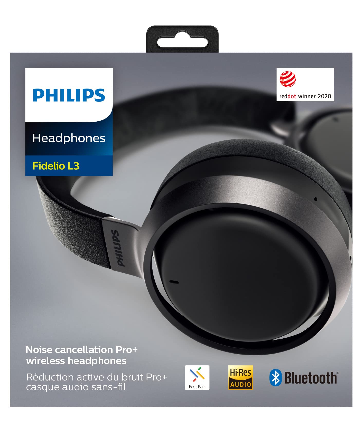 PHILIPS Fidelio L3 Flagship Over-Ear Wireless Headphones with Active Noise Cancellation Pro+ (ANC) and Bluetooth Multipoint Connection
