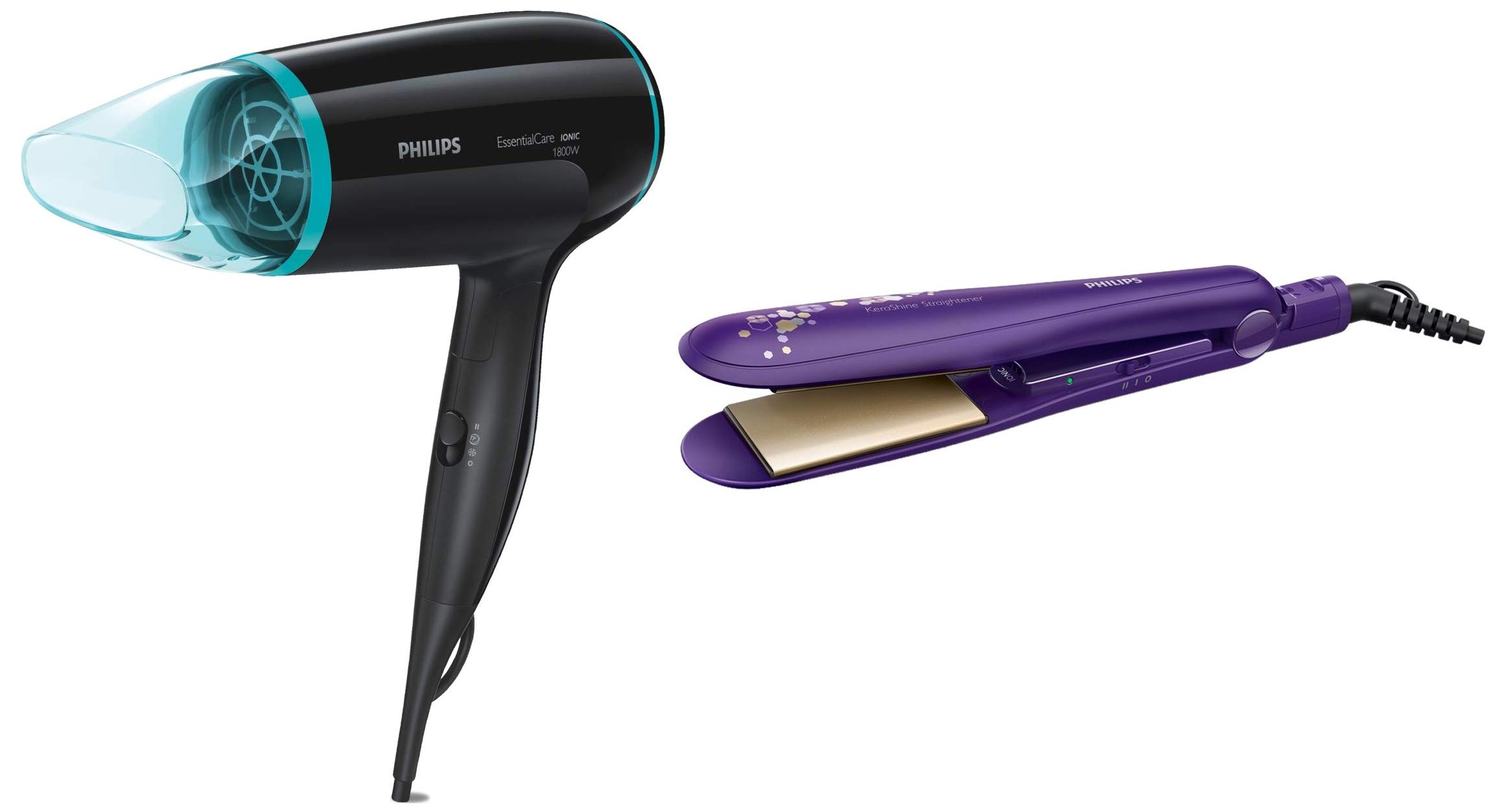 philips hair dryer and straightener combo
