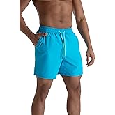 AITLGINVEN Mens Swim Trunks 6" Quick Dry Swim Shorts with Mesh Lining Swimwear Bathing Suits with Zipper Pocket
