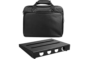 GOKKO Guitar Pedal Board 13.8 x 11 inch Guitar Pedalboard with Carrying Bag (PB-14)