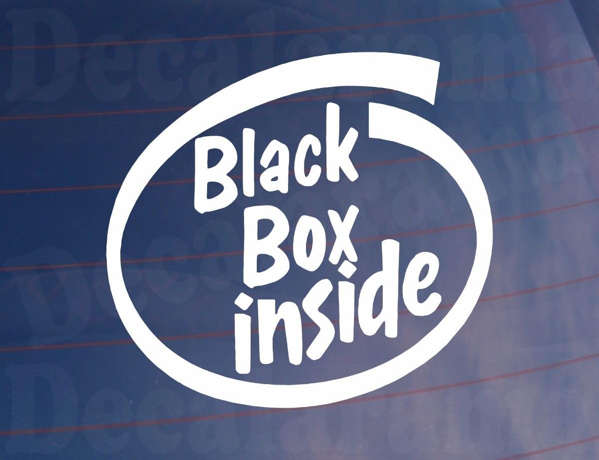 Car Sticker Black Box Inside Fun Novelty Van Window New | Desertcart ...