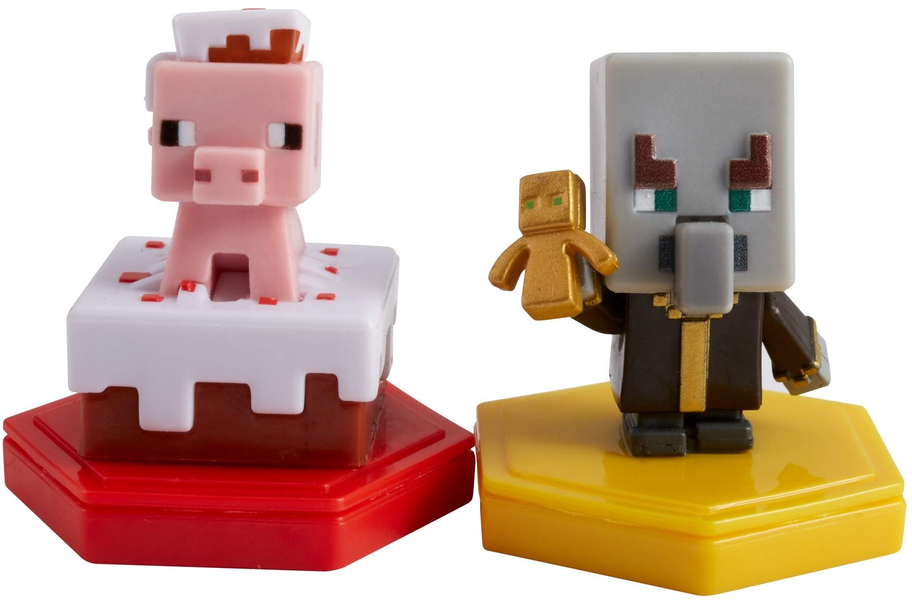 Mattel Minecraft - Boost Mini Figure 2-Pack - Pigging out Pig & Undying Evok