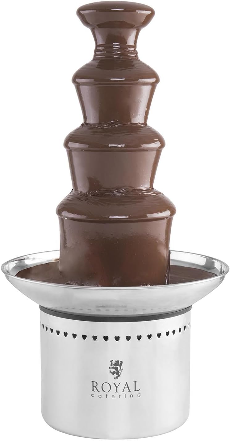 Fontaine à Chocolat Orbegozo FCH 4000 - 3 étages Inox, 32W, Base Antidérapante - Pour Fondue