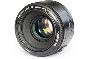 YONGNUO YN50mm F1.8C Lens, Large Aperture Auto Focus Lens, 50MM F1.8 for Canon EF Mount EOS Cameras Black